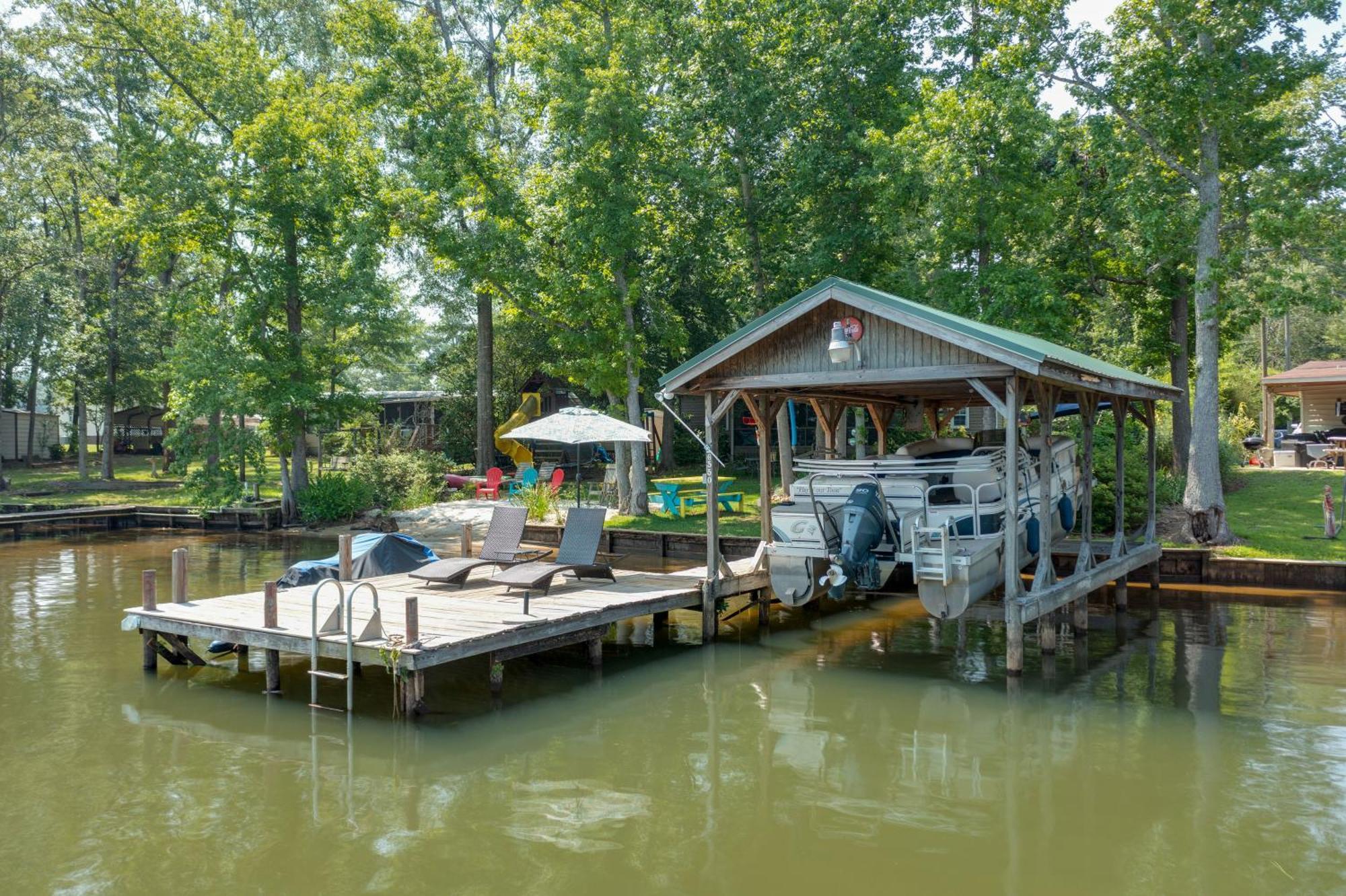 Eatonton Lake Sinclair Crooked Creek Cottage With Fire Pit! מראה חיצוני תמונה