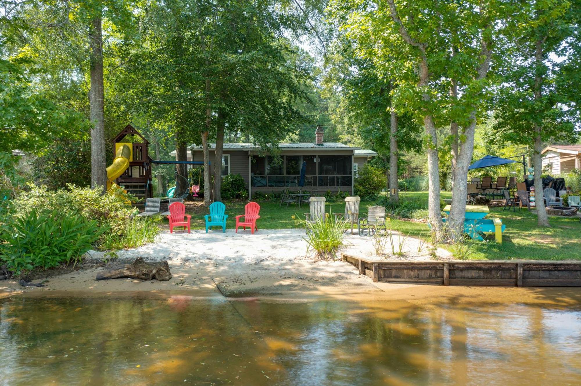 Eatonton Lake Sinclair Crooked Creek Cottage With Fire Pit! מראה חיצוני תמונה