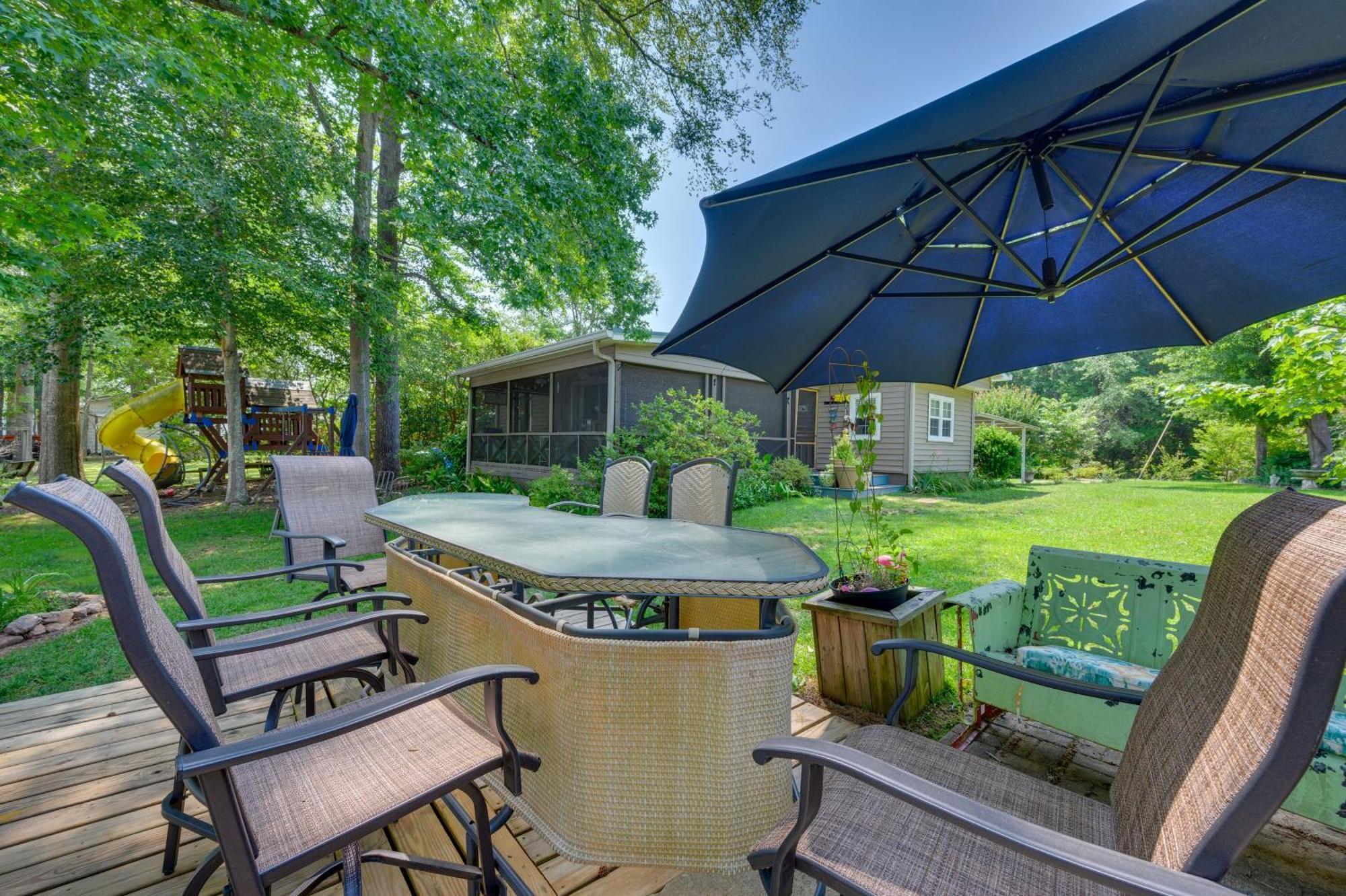 Eatonton Lake Sinclair Crooked Creek Cottage With Fire Pit! מראה חיצוני תמונה