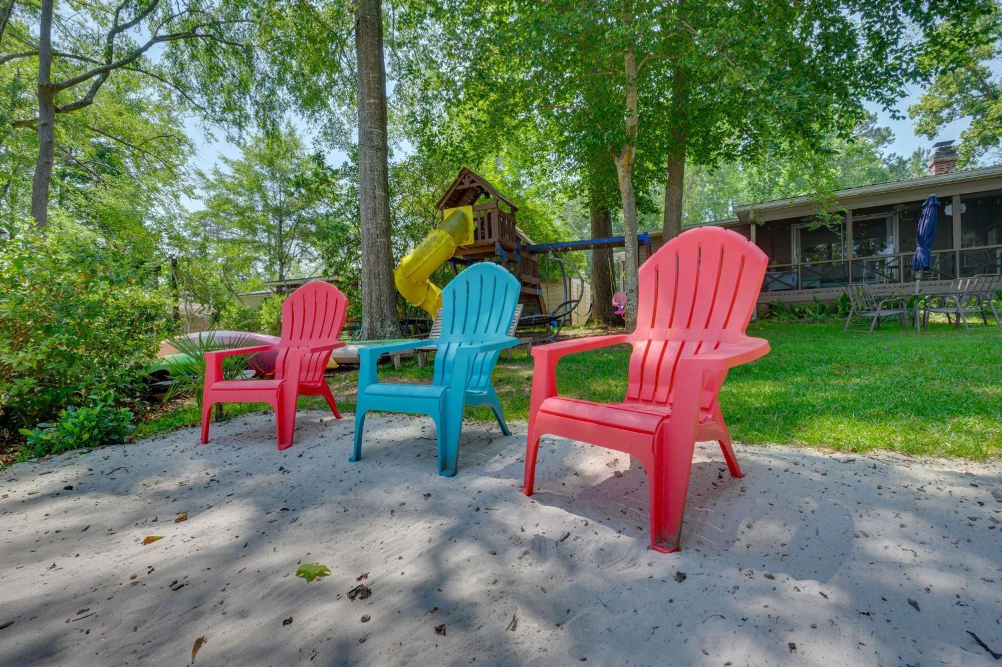 Eatonton Lake Sinclair Crooked Creek Cottage With Fire Pit! מראה חיצוני תמונה